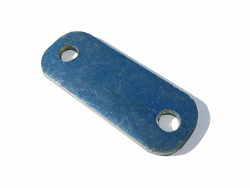 Bevestigingsplaat 2 gaten voor kielrolhouder