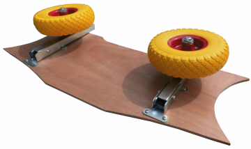 Uitschuifbare strandwielen set anti-lek banden