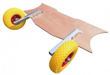 Uitschuifbare strandwielen set anti-lek banden