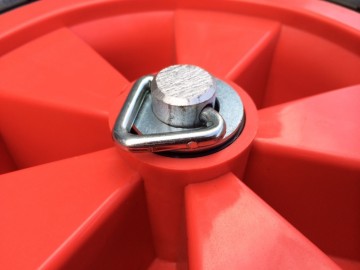 Strandwielen set afneembaar groot