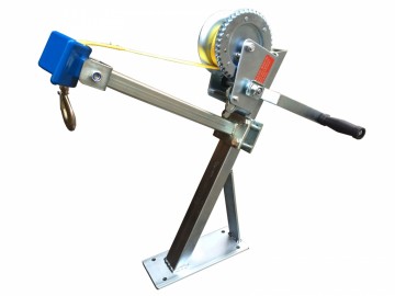 Liersteun voor koker 60mm met lier en boegvanger