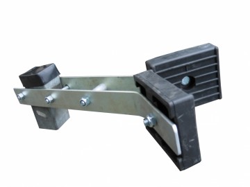 Boegvanger met ijzeren houder - lang