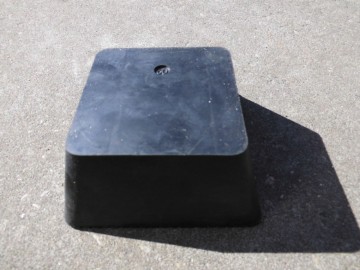 Rubberen stootkussen 14 cm