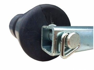 Kielrol 190mm met stelpijp