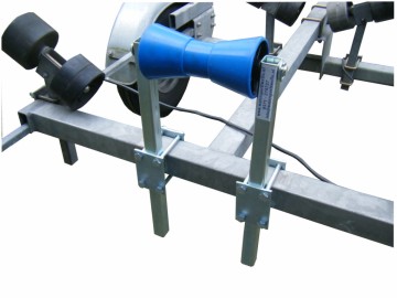 Kielrol 200mm met stelpijp