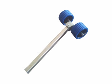 Één plastic standaard kimrolsteun