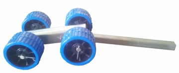 Één plastic dubbele kimrolsteun