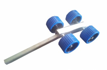 Één plastic dubbele kimrolsteun