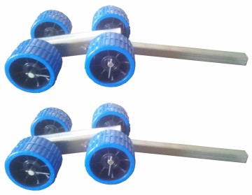 Plastic dubbele kimrollen set