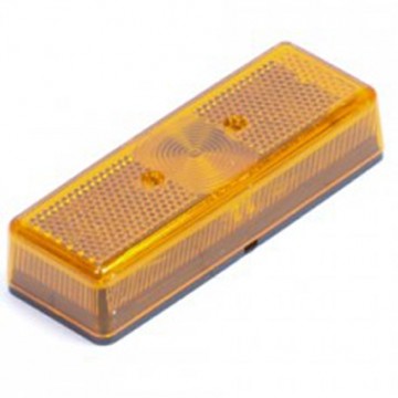 Opbouwverlichting oranje rechthoek.