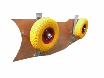 Uitschuifbare strandwielen set anti-lek banden