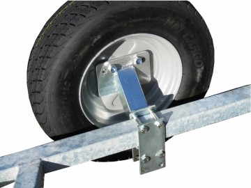 Reservewielhouder met plaat