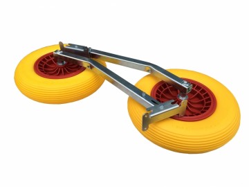 Strandwielen opklapbaar groot anti-lek set