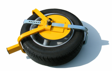 Wielklem met slot ingebouwd