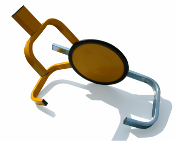 Wielklem met slot ingebouwd